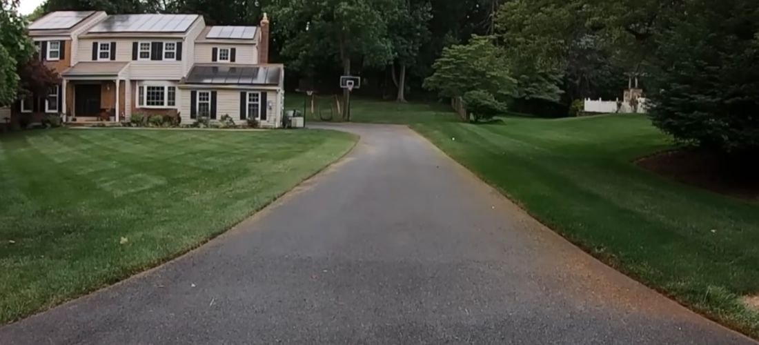 sealcoating residential driveway raleigh north carolina zip code 27607 asphalt driveway sealing